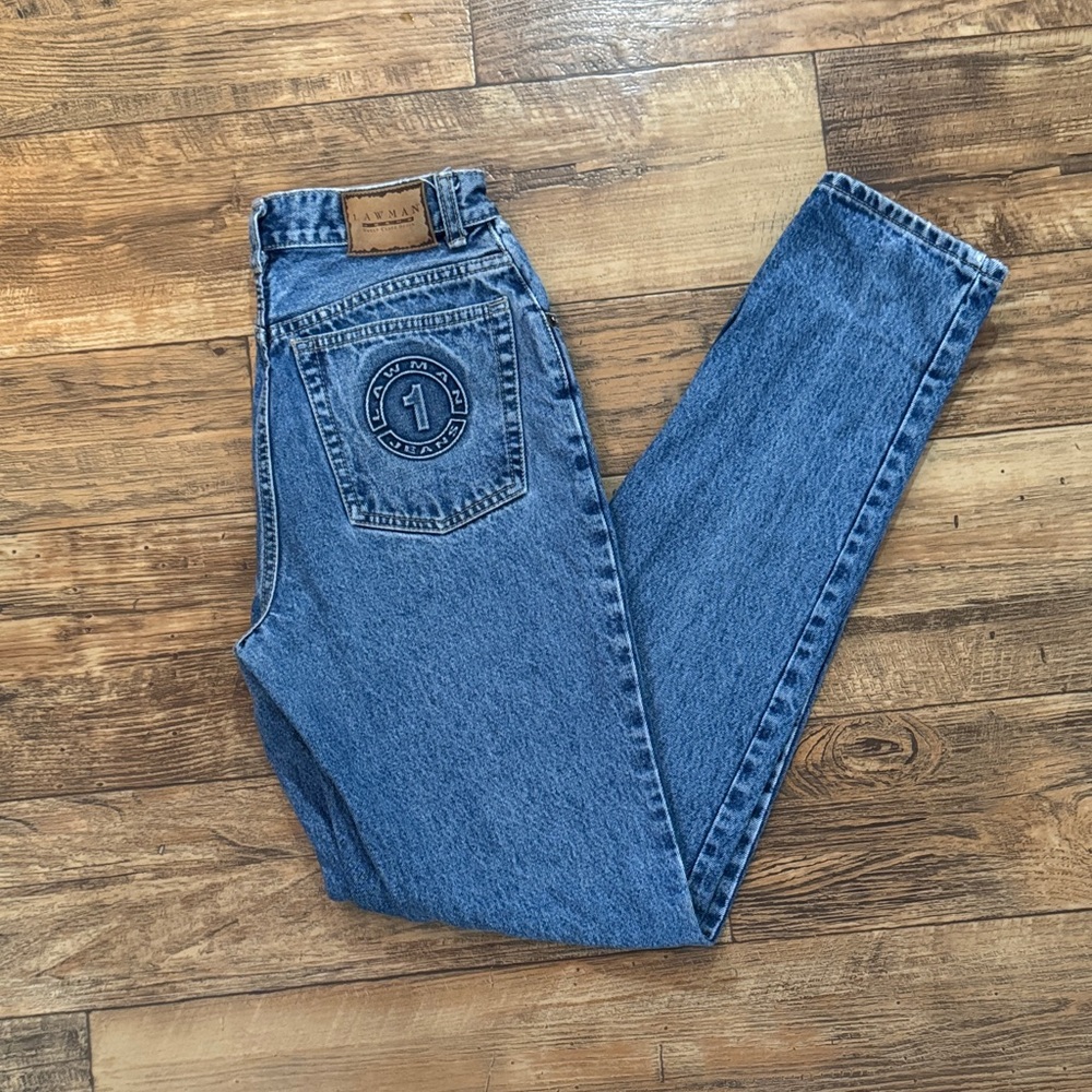 Trendy High Rise Blue Jeans